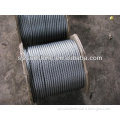 galvanized steel wire rope ungalvanized Cables de acero